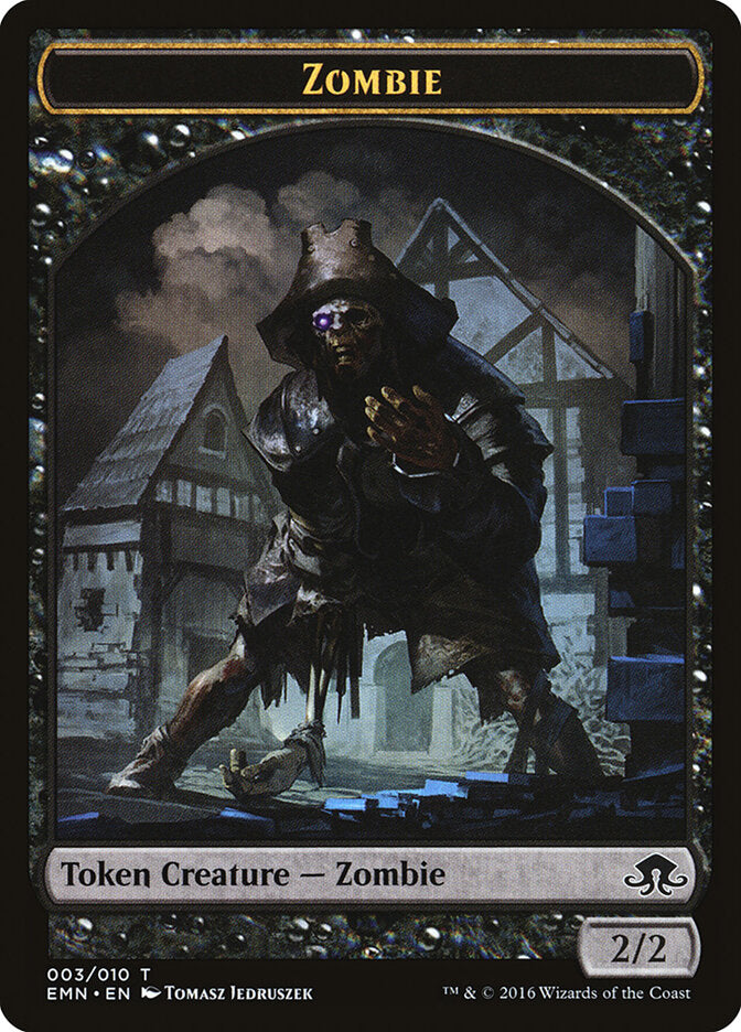 Magic-kaart Zombie Token TEMN-3 uit Eldritch Moon Tokens (Token)