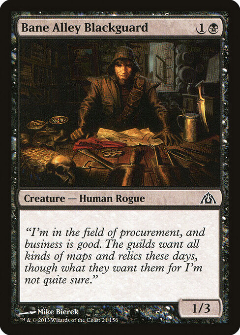Bane Alley Blackguard – Dragon's Maze (DGM-21) Magic: The Gathering card Main image