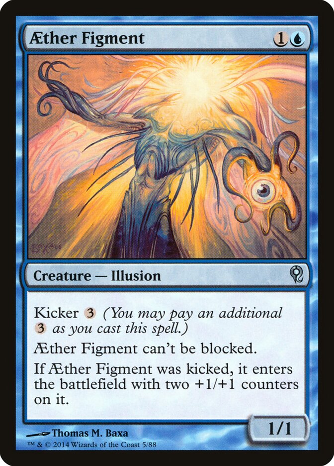 Magic-kaart Aether Figment DDM-5 uit Duel Decks: Jace vs. Vraska (Uncommon)