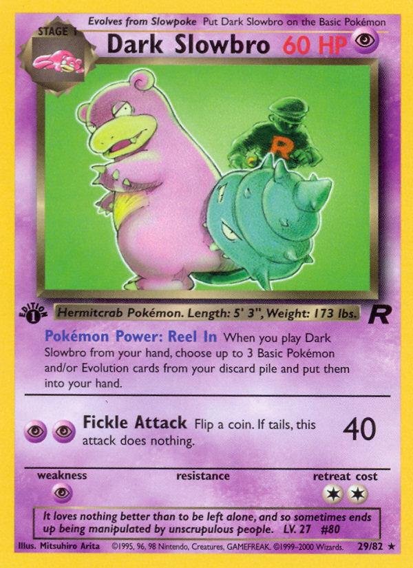 Dark Slowbro - Team Rocket (Rare) [TR-29] Immagine principale del prodotto