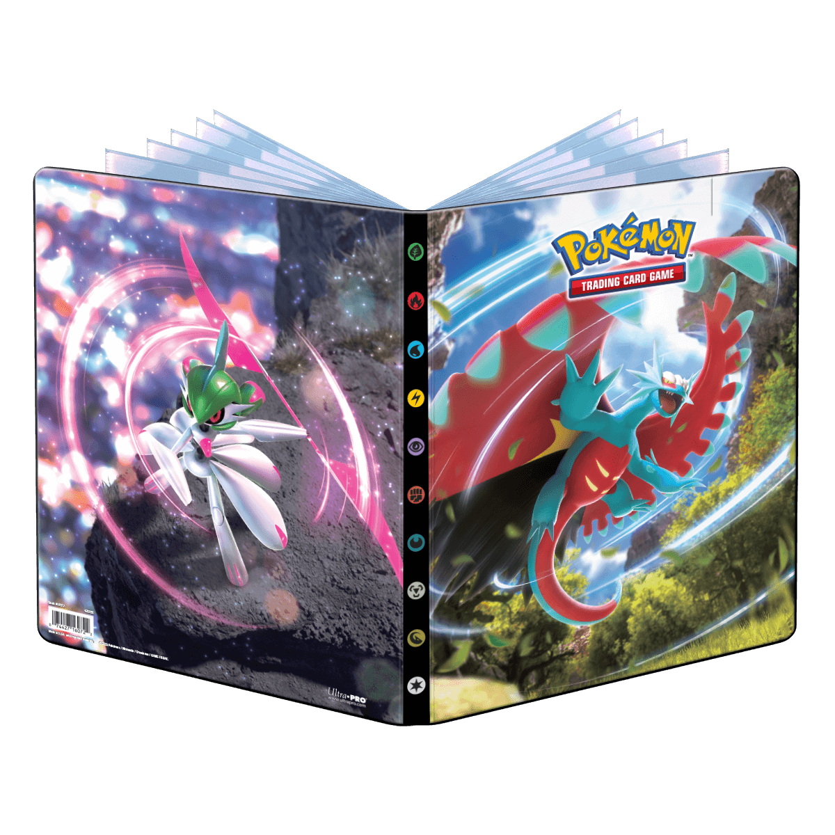 Ultra Pro 9-pocket verzamelmap met Roaring Moon en Iron Valiant, voorkant Hauptbild