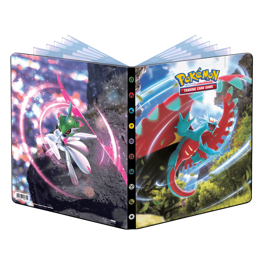 Ultra Pro 9-pocket verzamelmap met Roaring Moon en Iron Valiant, voorkant