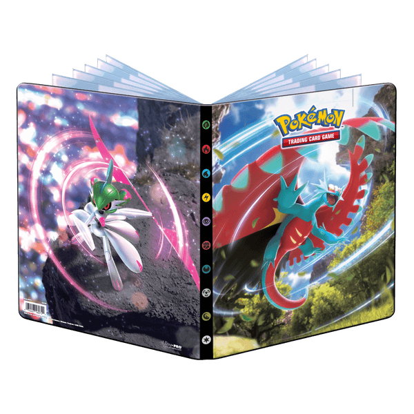 Ultra Pro 9-pocket verzamelmap met Roaring Moon en Iron Valiant, voorkant