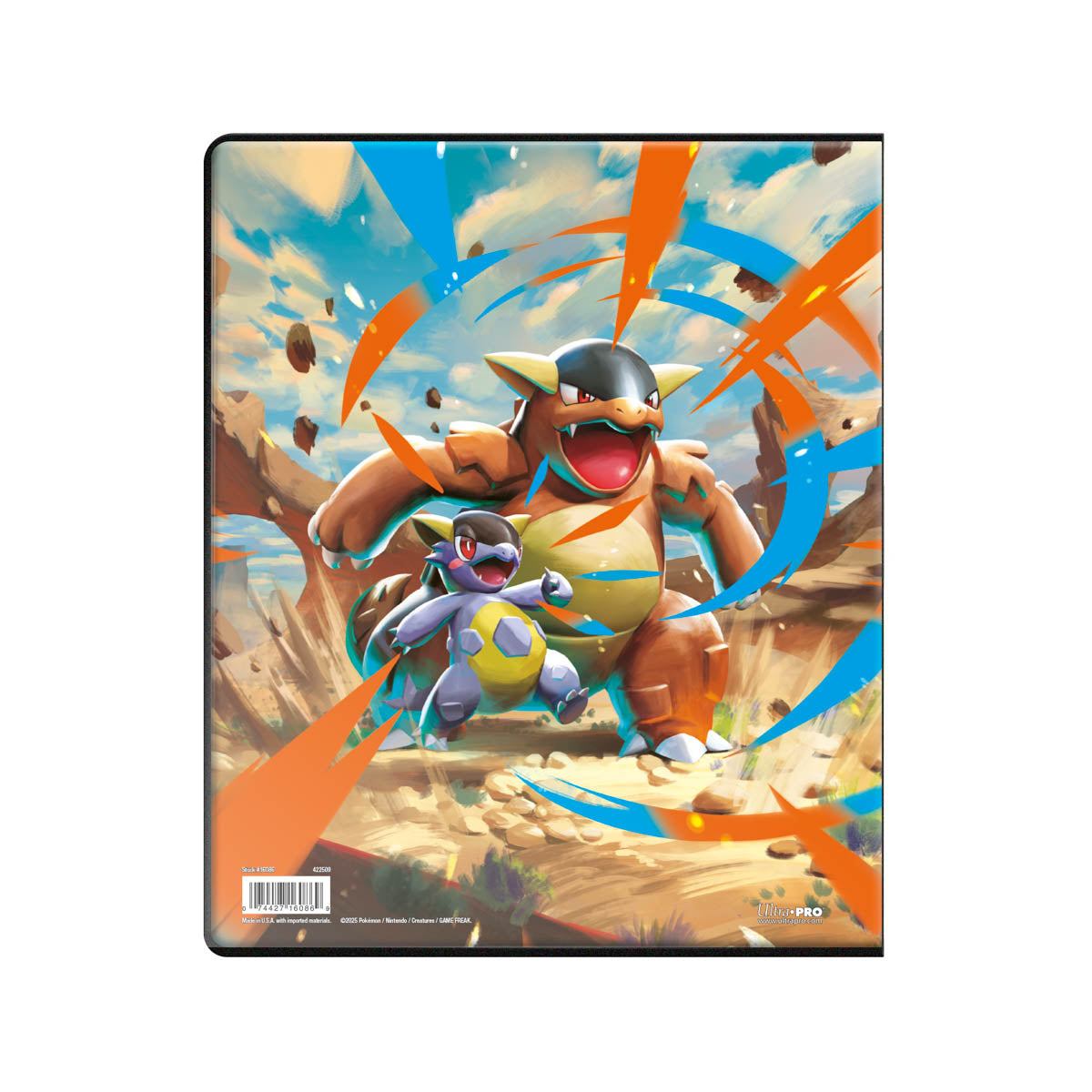 De Mega Evolution verzamelmap met Mega Kangaskhan op de achterkant