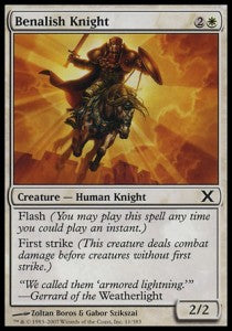 Benalish Knight - Tenth Edition (Common) [10E-11] Imagen principal del producto