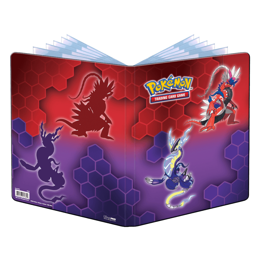 Ultra Pro 9-pocket verzamelmap met Koraidon en Miraidon, voorkant