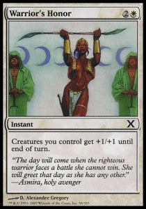 Warrior's Honor - Tenth Edition (Common) [10E-58] Hover Image