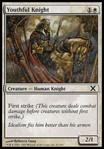 Youthful Knight - Tenth Edition (Common) [10E-62]