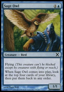 Sage Owl - Tenth Edition (Common) [10E-104]