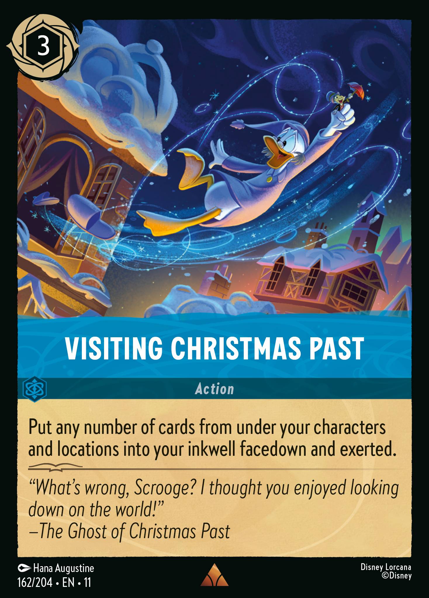 Visiting Christmas Past — Winterspell (11WSP-162) Disney Lorcana card