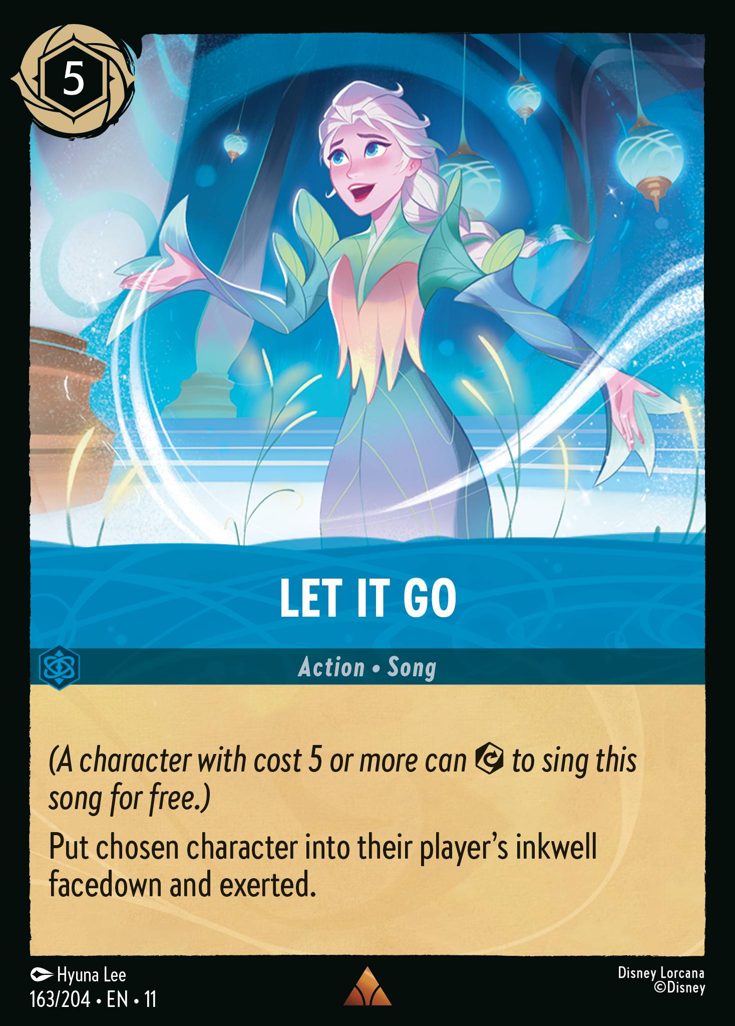 Let It Go — Winterspell (11WSP-163) Disney Lorcana card