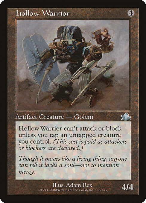 Hollow Warrior – Prophecy (PCY-138) Magic: The Gathering card | LC-REM-20260804-15526040437068-163add05-9ee9-4a8f-8838-3c4143ddc2f5 Hoofdafbeelding