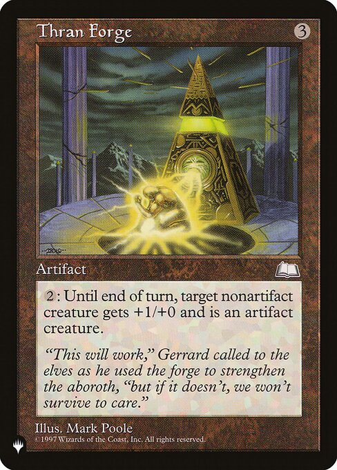 Thran Forge – The List (PLST-WTH-159) Magic: The Gathering card | LC-REM-20260804-15151173534028-1640f4f7-2e02-4f7c-bcc3-7d2966bb07fb