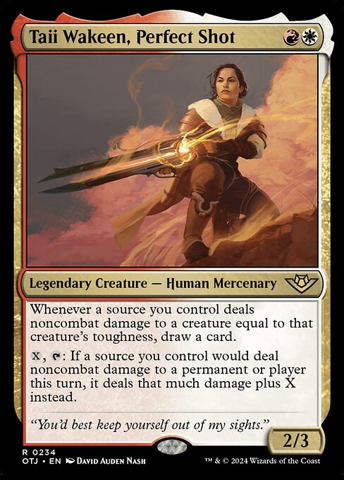 Taii Wakeen, Perfect Shot – Outlaws of Thunder Junction (OTJ-234) Magic: The Gathering card | LC-REM-20260804-15909433704780-1643af0b-fcbf-4636-8c50-77ec77eaa34d Hauptbild