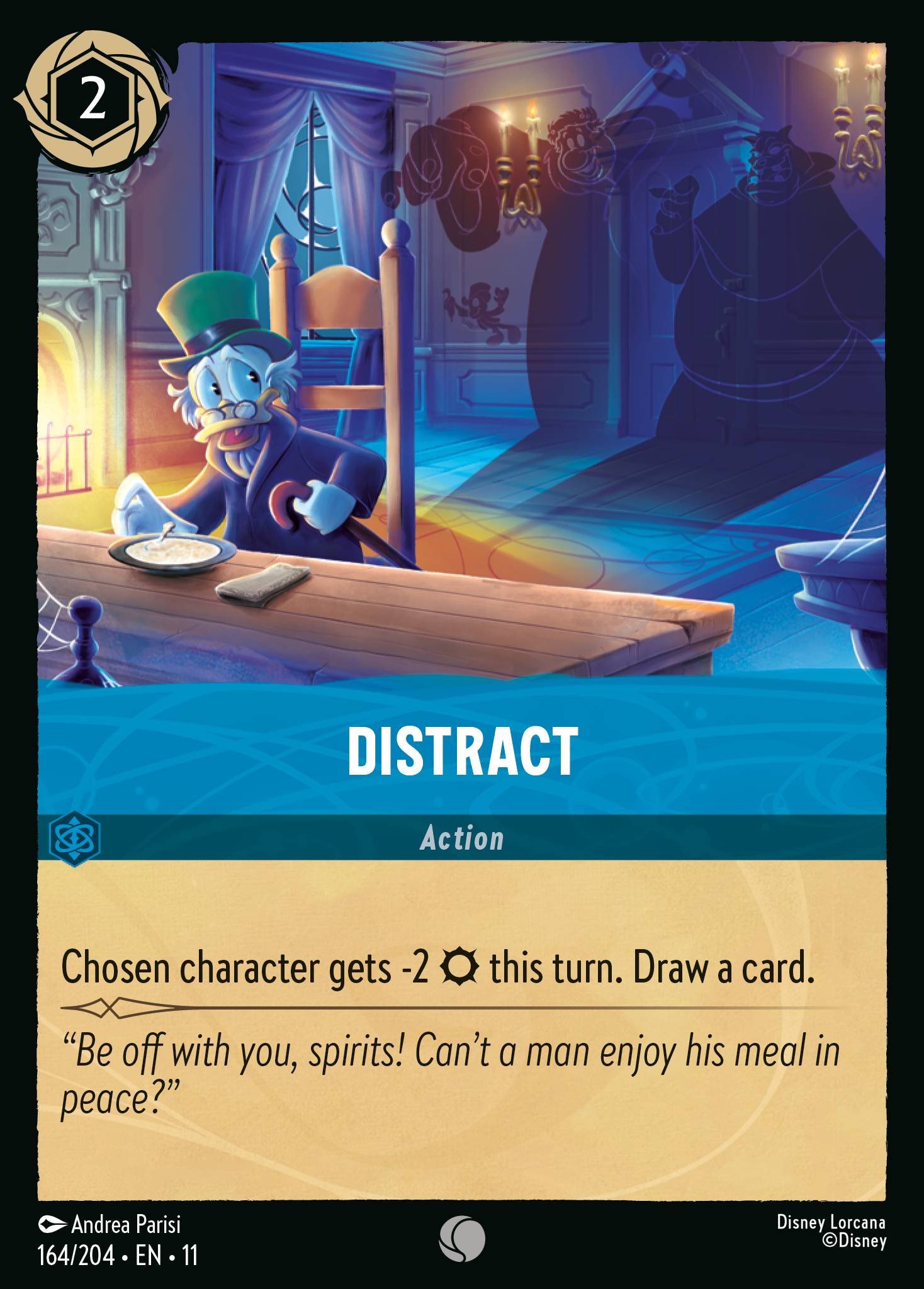 Distract — Winterspell (11WSP-164) Disney Lorcana card