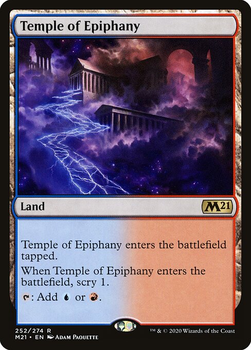 Temple of Epiphany – Core 2021 (M21-252) Magic: The Gathering card