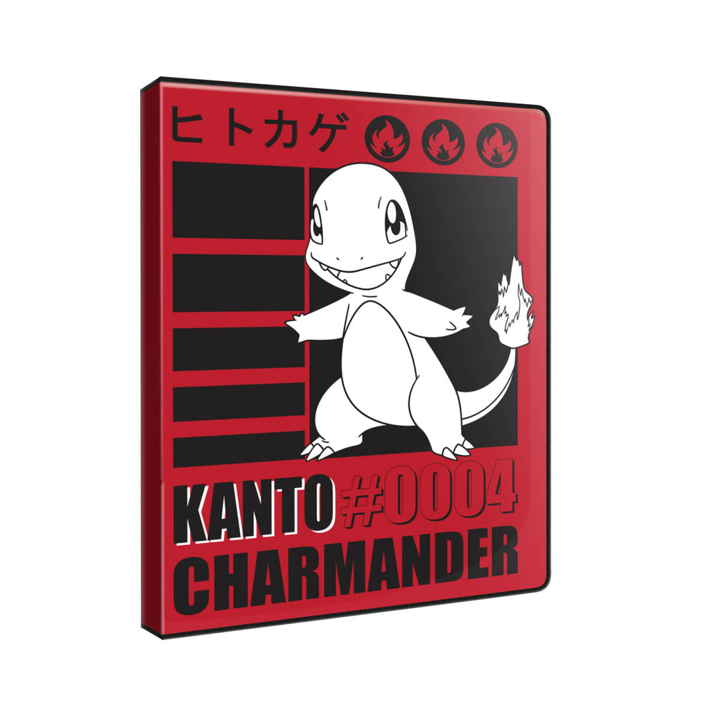 Charmander-portfolio schuin van voren gezien