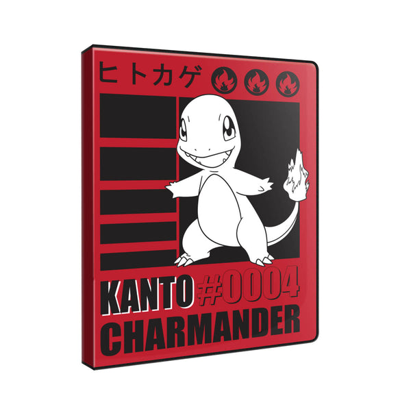 Charmander-portfolio schuin van voren gezien