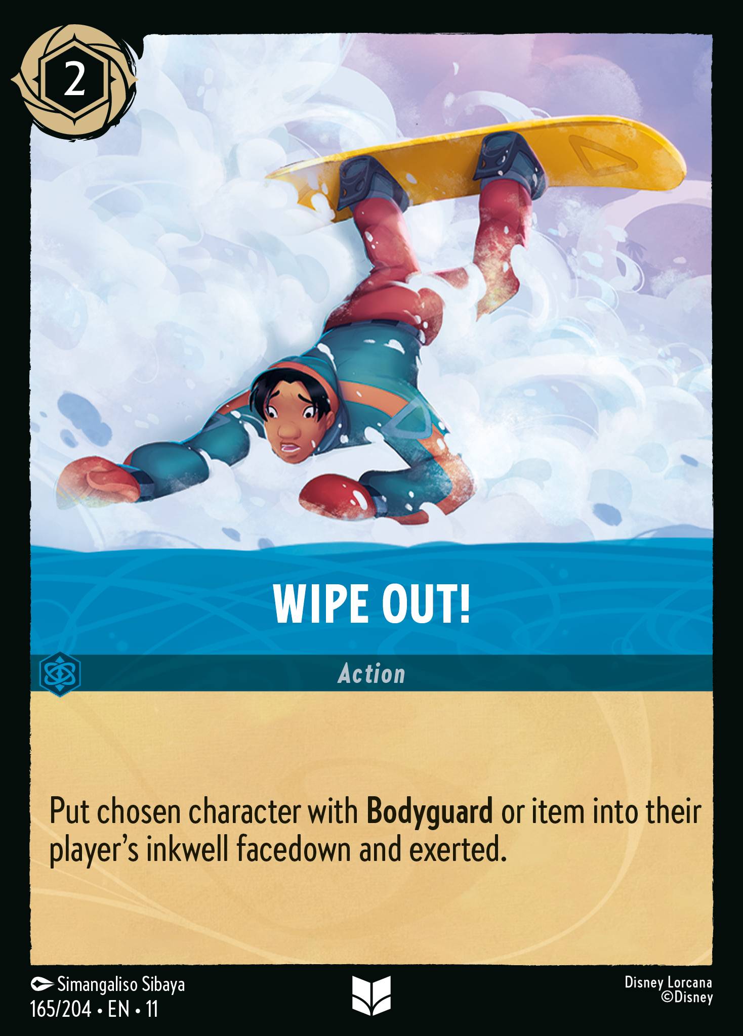 Wipe Out! — Winterspell (11WSP-165) Disney Lorcana card