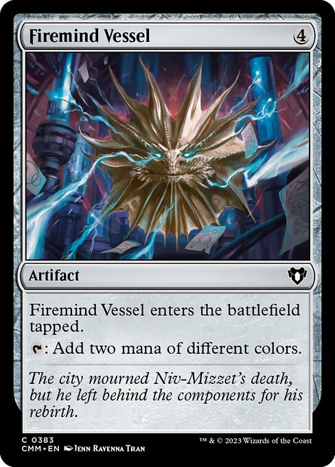 Firemind Vessel – Commander Masters (CMM-383) Magic: The Gathering card Main image