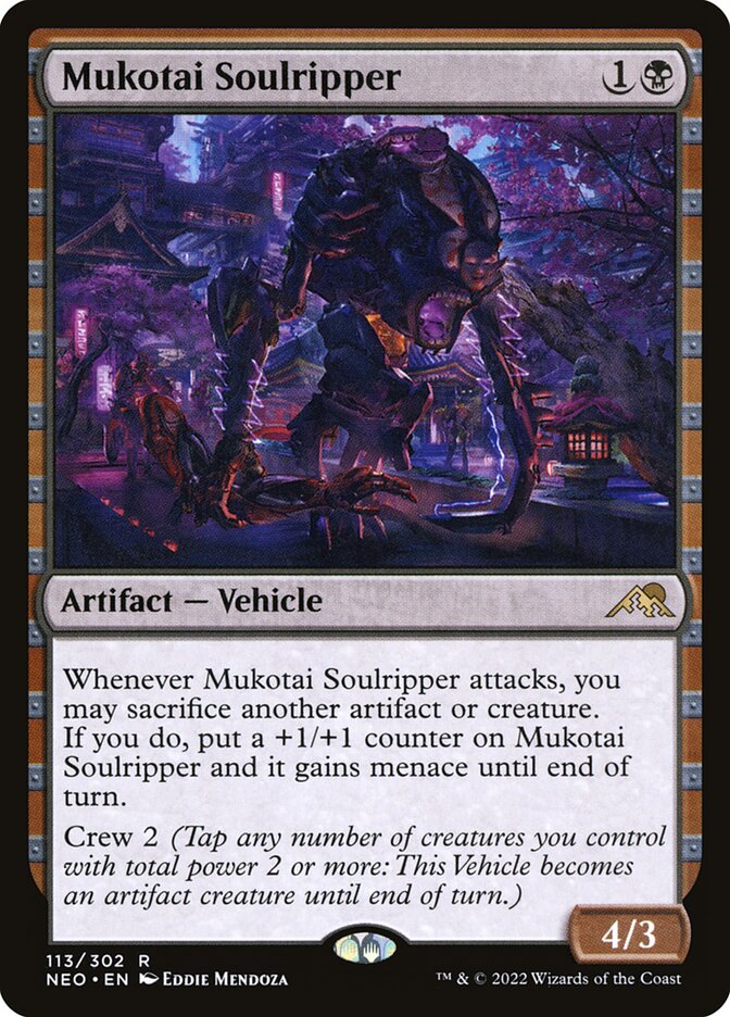 Mukotai Soulripper - Kamigawa: Neon Dynasty (Rare) [NEO-113] Imagen principal del producto