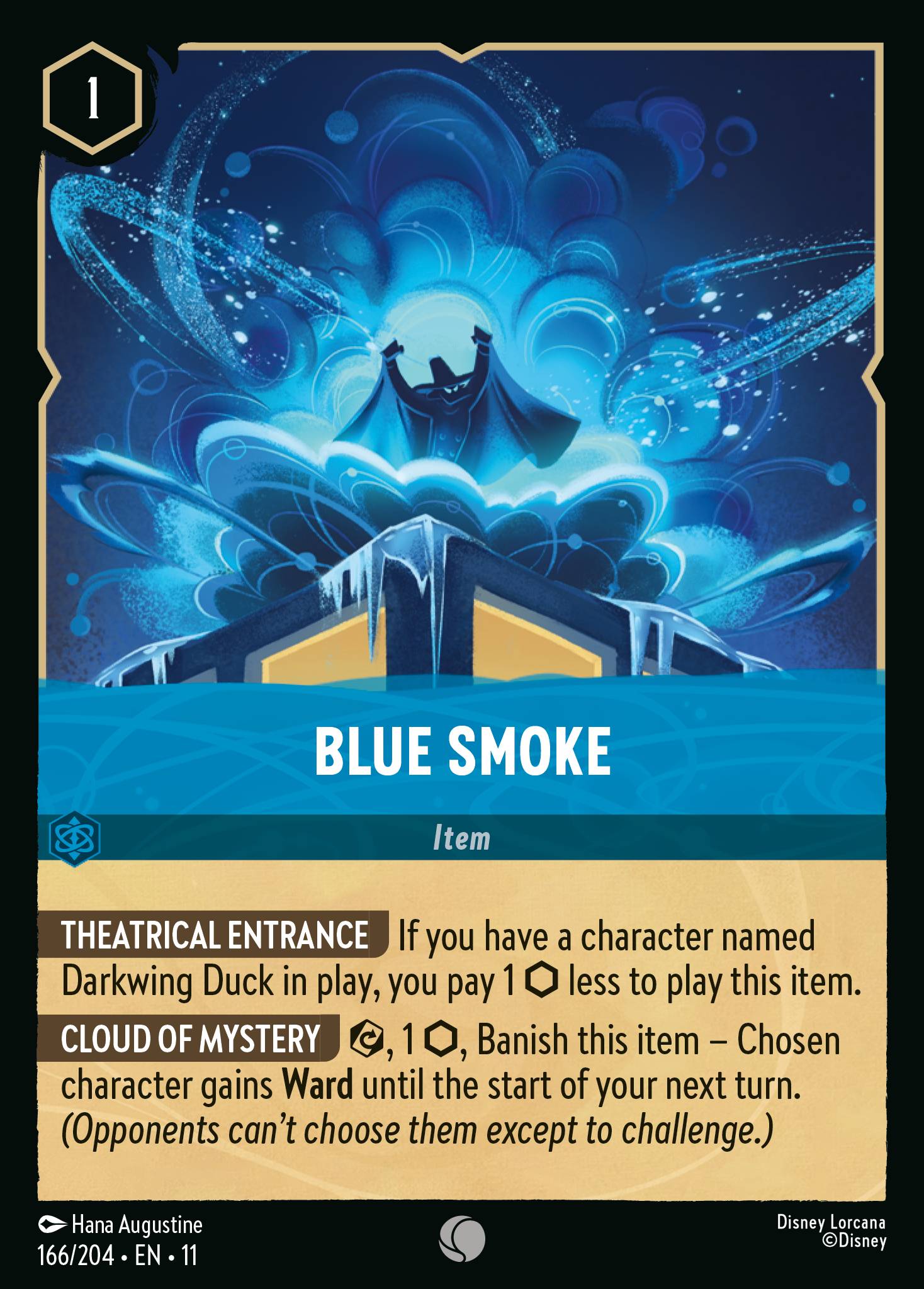 Blue Smoke — Winterspell (11WSP-166) Disney Lorcana card