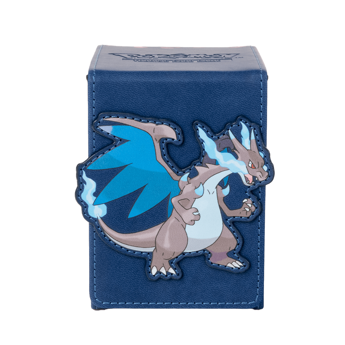 Ultra PRO Pokémon Mega Charizard X ALCOVE Flip Deck Box – vue de face