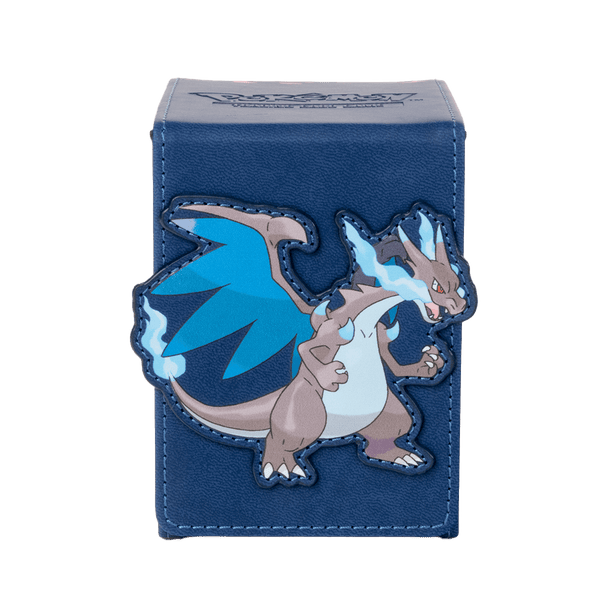 Ultra PRO Pokémon Mega Charizard X ALCOVE Flip Deck Box – vue de face