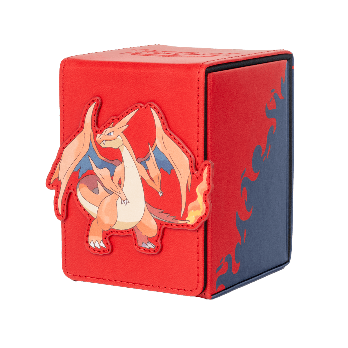 Ultra PRO Pokémon Mega Charizard Y ALCOVE Flip Deck Box – vue en angle