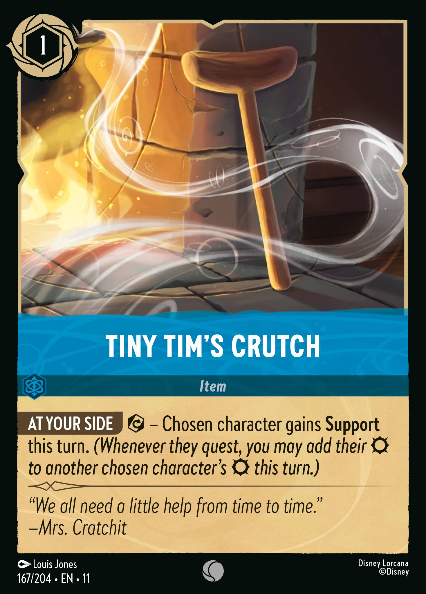 Tiny Tim's Crutch — Winterspell (11WSP-167) Disney Lorcana card