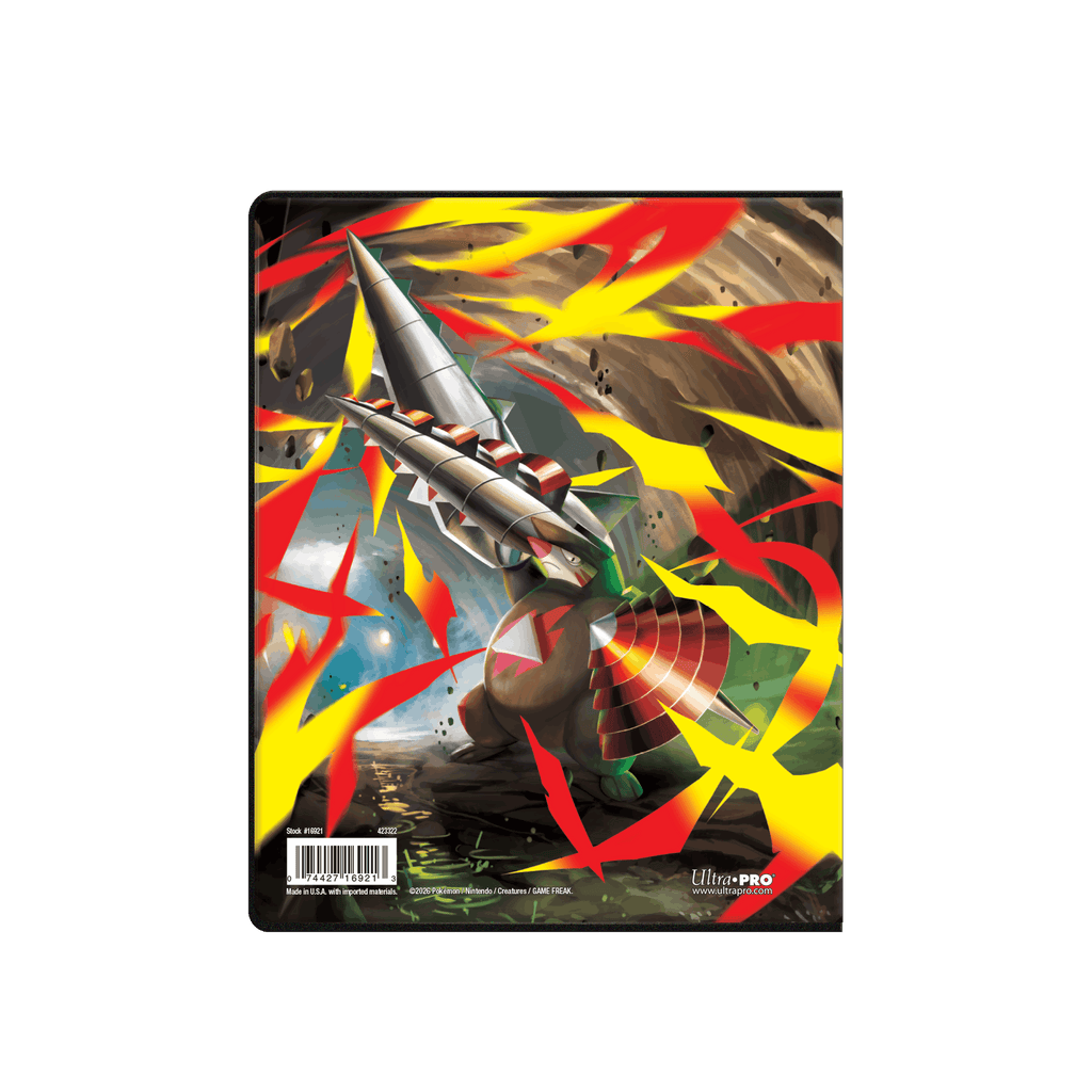 Achterkant van de Pitch Black 4-Pocket Portfolio met Mega Excadrill