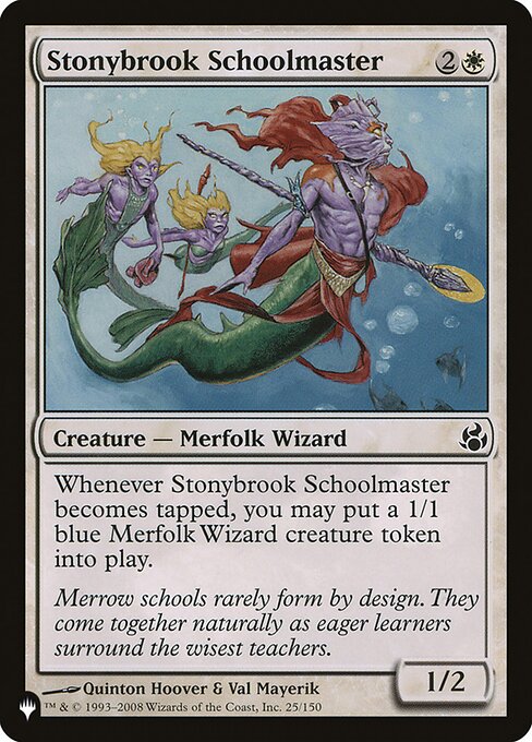 Stonybrook Schoolmaster – The List (PLST-MOR-25) Magic: The Gathering card | LC-REM-20260804-15151528771916-16f83052-78d4-46d2-a0fa-72c198f9aa0b