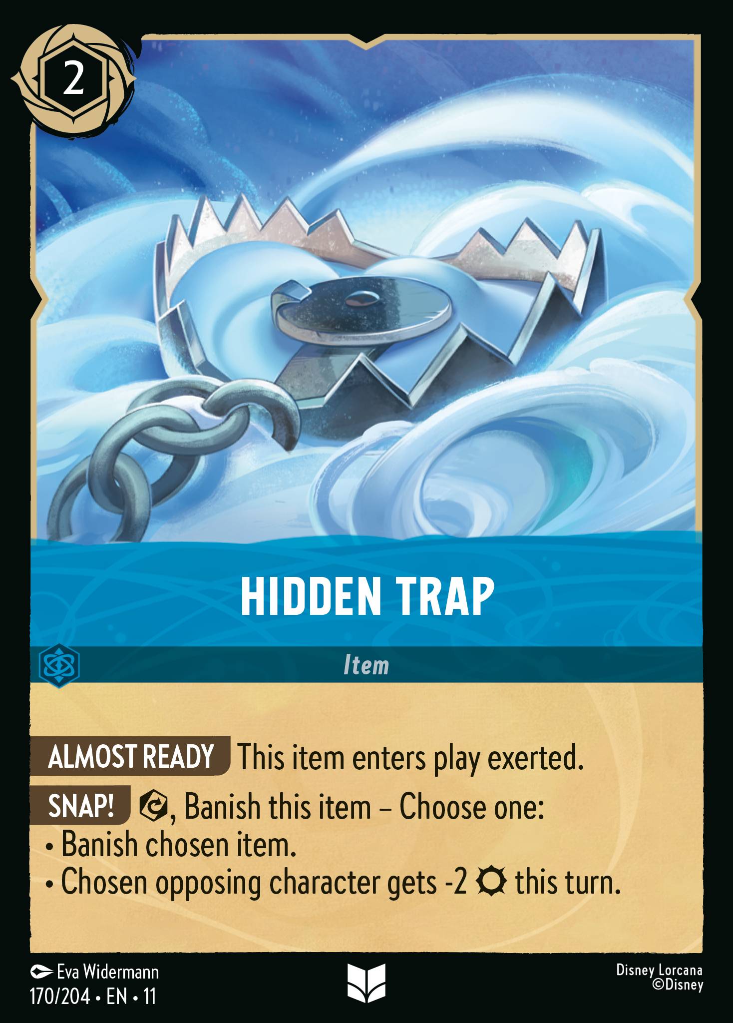 Hidden Trap — Winterspell (11WSP-170) Disney Lorcana card