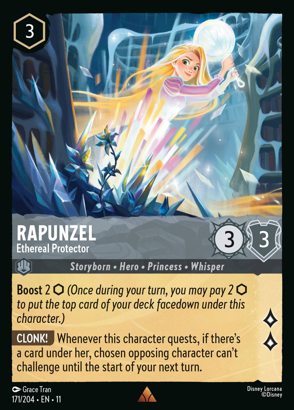 Rapunzel - Ethereal Protector — Winterspell (11WSP-171) Disney Lorcana card | Lichcards Image principale du produit