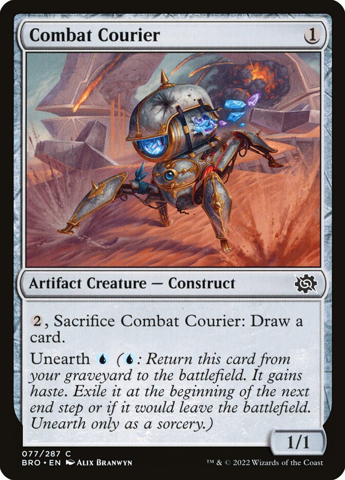 Combat Courier - The Brothers' War (Common) [BRO-77]