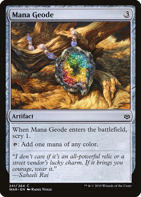 Mana Geode – War of the Spark (WAR-241) Magic: The Gathering card | LC-REM-20260804-15150677819724-17315a12-a7f8-45ba-ac3b-a62c789e75d0