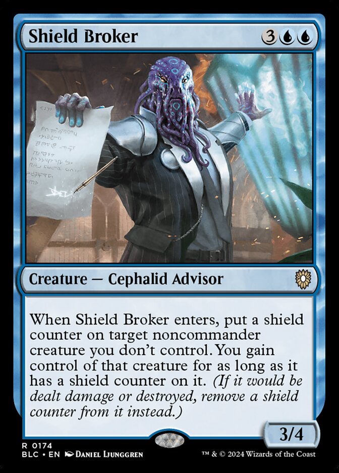 Shield Broker - Commander: Bloomburrow (Rare) [BLC-174]