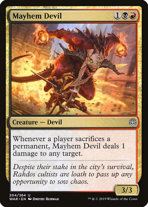 Mayhem Devil – War of the Spark (WAR-204) Magic: The Gathering card | LC-REM-20260804-15711424741708-17416926-168b-49b3-9231-acbb8f8a1d13 Main image