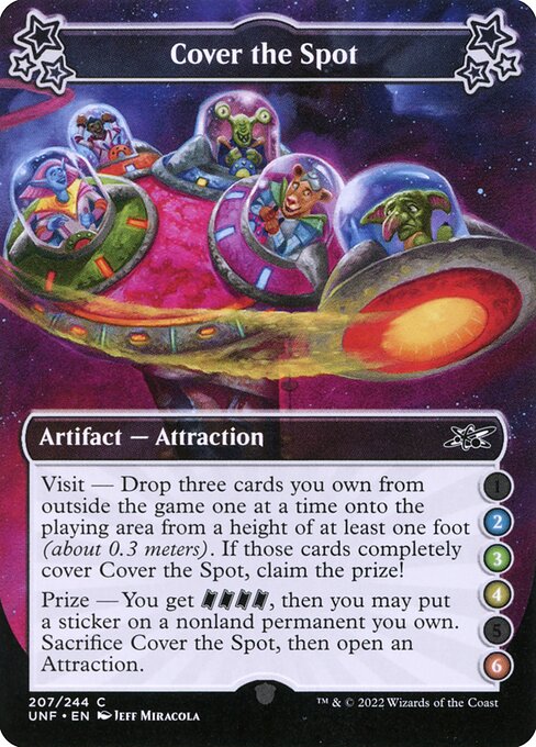 Cover the Spot – Unfinity (UNF-207a) Magic: The Gathering card | LC-REM-20260804-15151572746572-174517f4-efdc-4932-bc6a-53703dfa6875