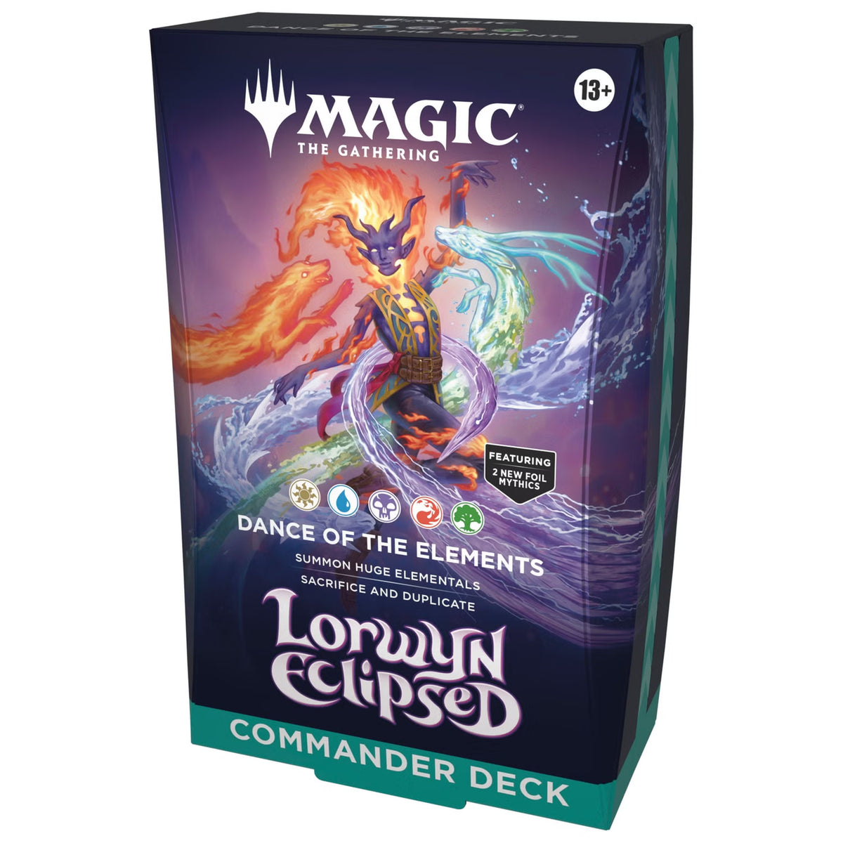 Magic Lorwyn Eclipsed Commander Deck Dance of the Elements - gesloten doos van het vijfkleurendeck Main image