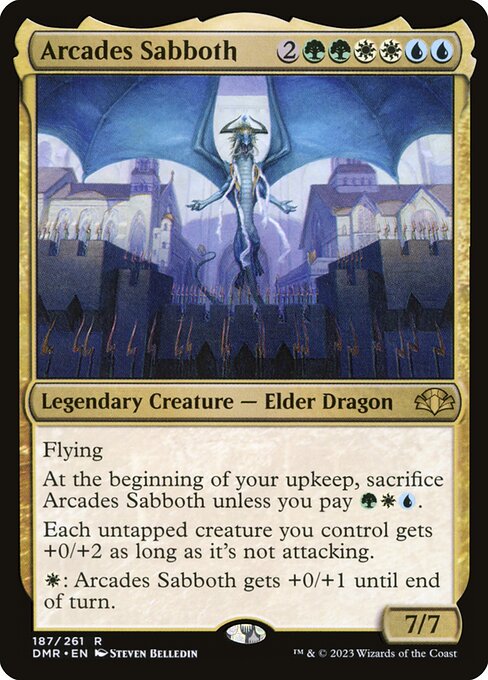 Arcades Sabboth – Dominaria Remastered (DMR-187) Magic: The Gathering card