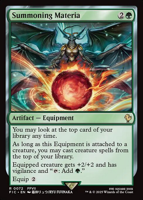 Summoning Materia – Final Fantasy Commander (FIC-72) Magic: The Gathering card | LC-REM-20260804-15339674665292-176401fb-f87c-4085-9dac-e6c8a843e32e