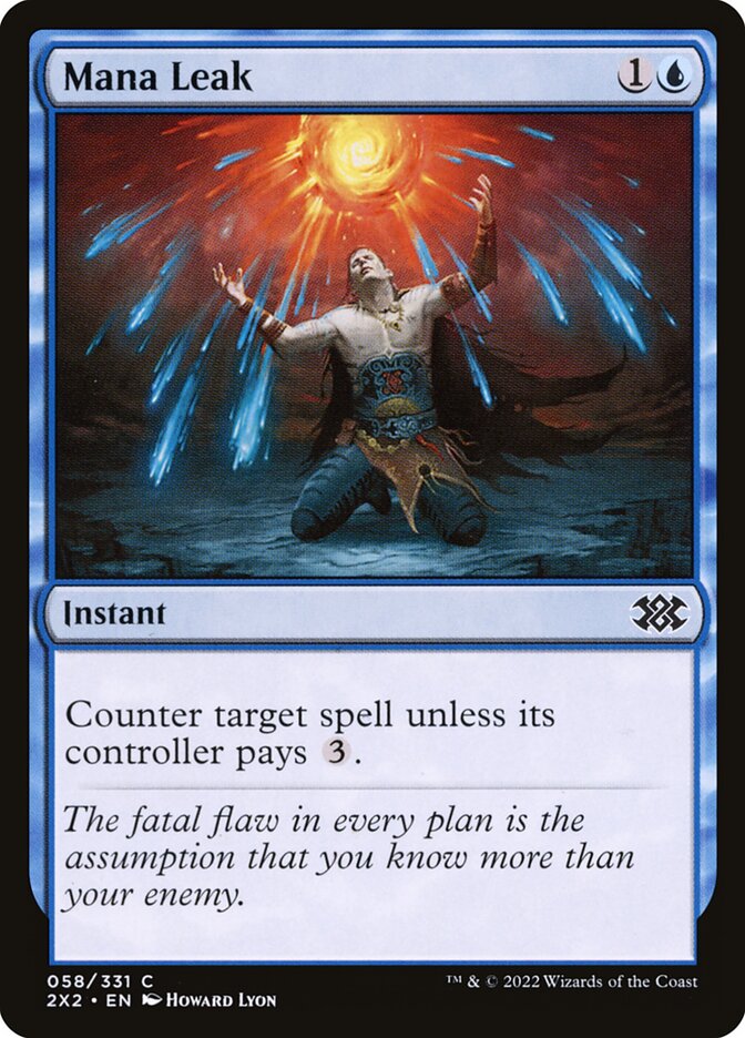 Mana Leak - Double Masters 2022 (Common) [2X2-58]