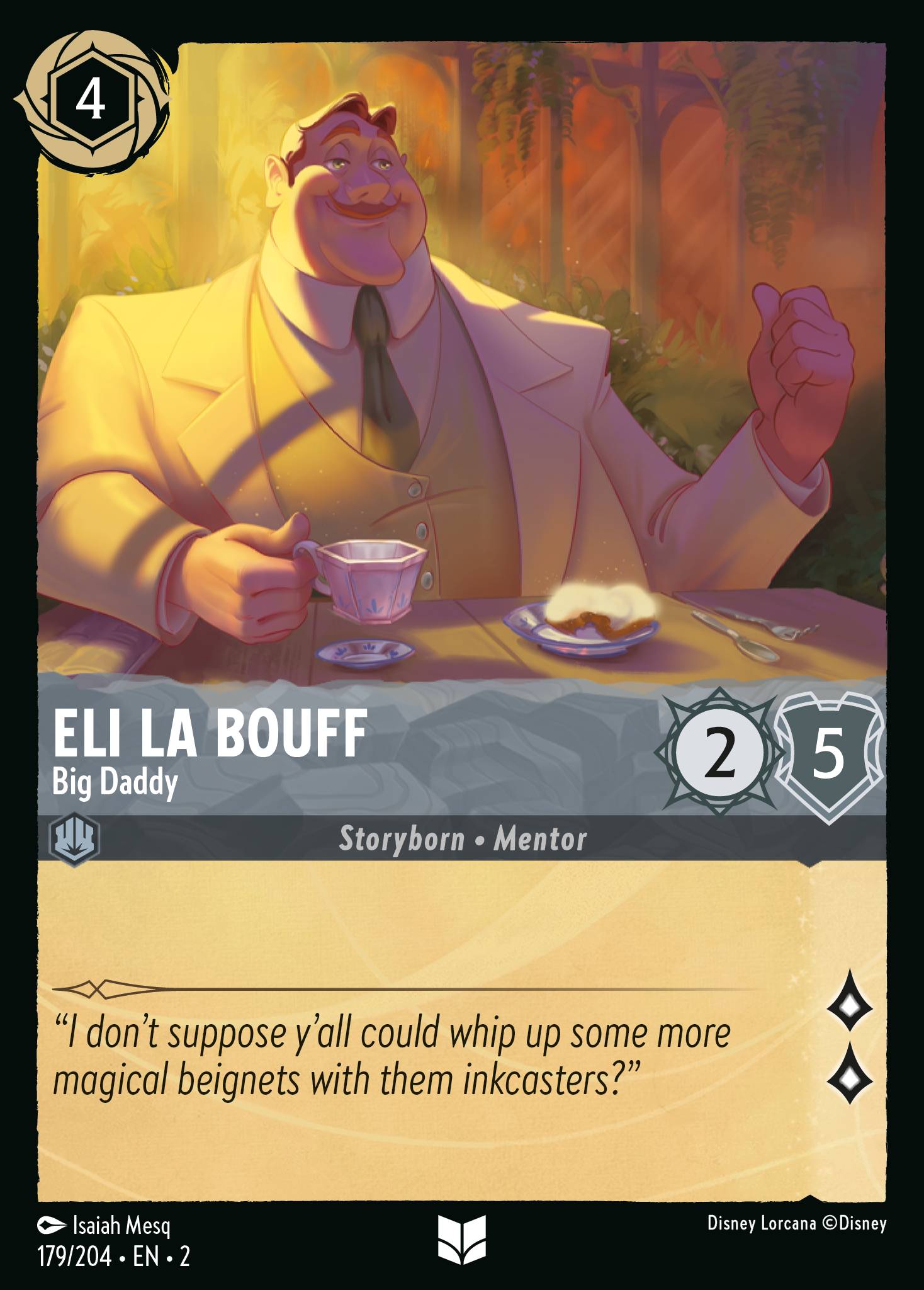 Eli La Bouff - Big Daddy — Rise of the Floodborn (2ROF-179) Disney Lorcana card