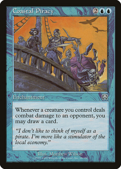 Coastal Piracy – Mercadian Masques (MMQ-68) Magic: The Gathering card | LC-REM-20260804-15526085460300-179d1f76-6f4c-4a77-815a-aae7a933c9ad