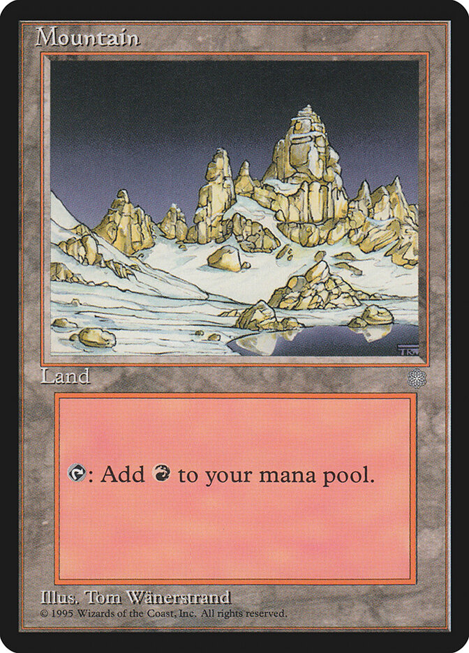 Magic-kaart Mountain ICE-378 uit Ice Age (Land) Immagine principale del prodotto