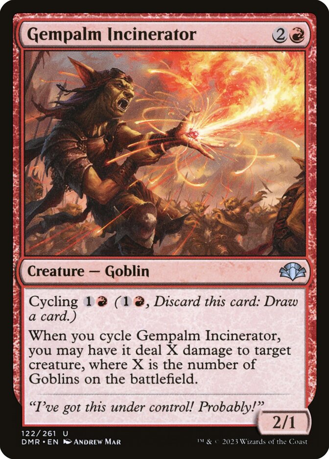 Gempalm Incinerator - Dominaria Remastered (Uncommon) [DMR-122]