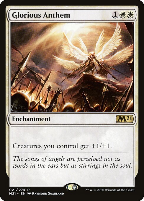 Glorious Anthem – Core Set 2021 (M21-21) Magic: The Gathering card | LC-REM-20260804-15150840283468-17d154d3-7ae5-43ff-9978-d974285e2c89 Hauptbild