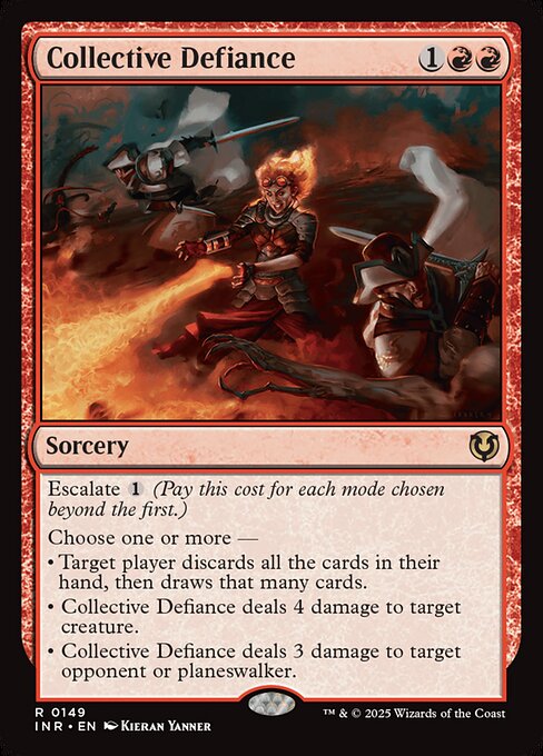 Collective Defiance – Innistrad Remastered (INR-149) Magic: The Gathering card