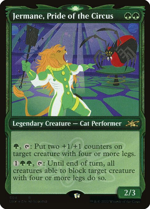 Jermane, Pride of the Circus – Unfinity (UNF-504) Magic: The Gathering card | LC-REM-20260804-15151553216844-17f83eab-98ae-47c2-a4ca-3b2137feaa64